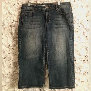 White House Black Market cropped jeans
